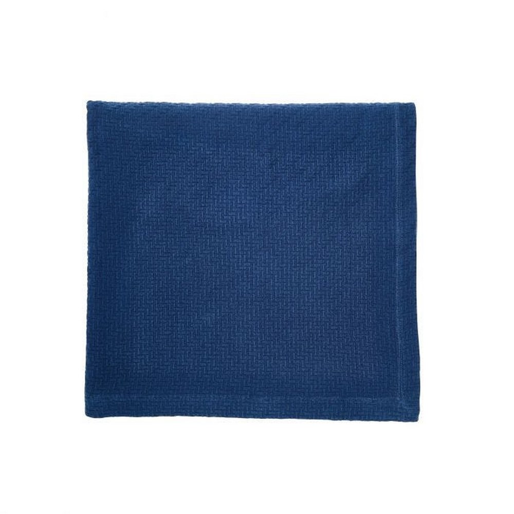 Andaz Fine Linens Egyptian Cotton Throw in Midnight Blue